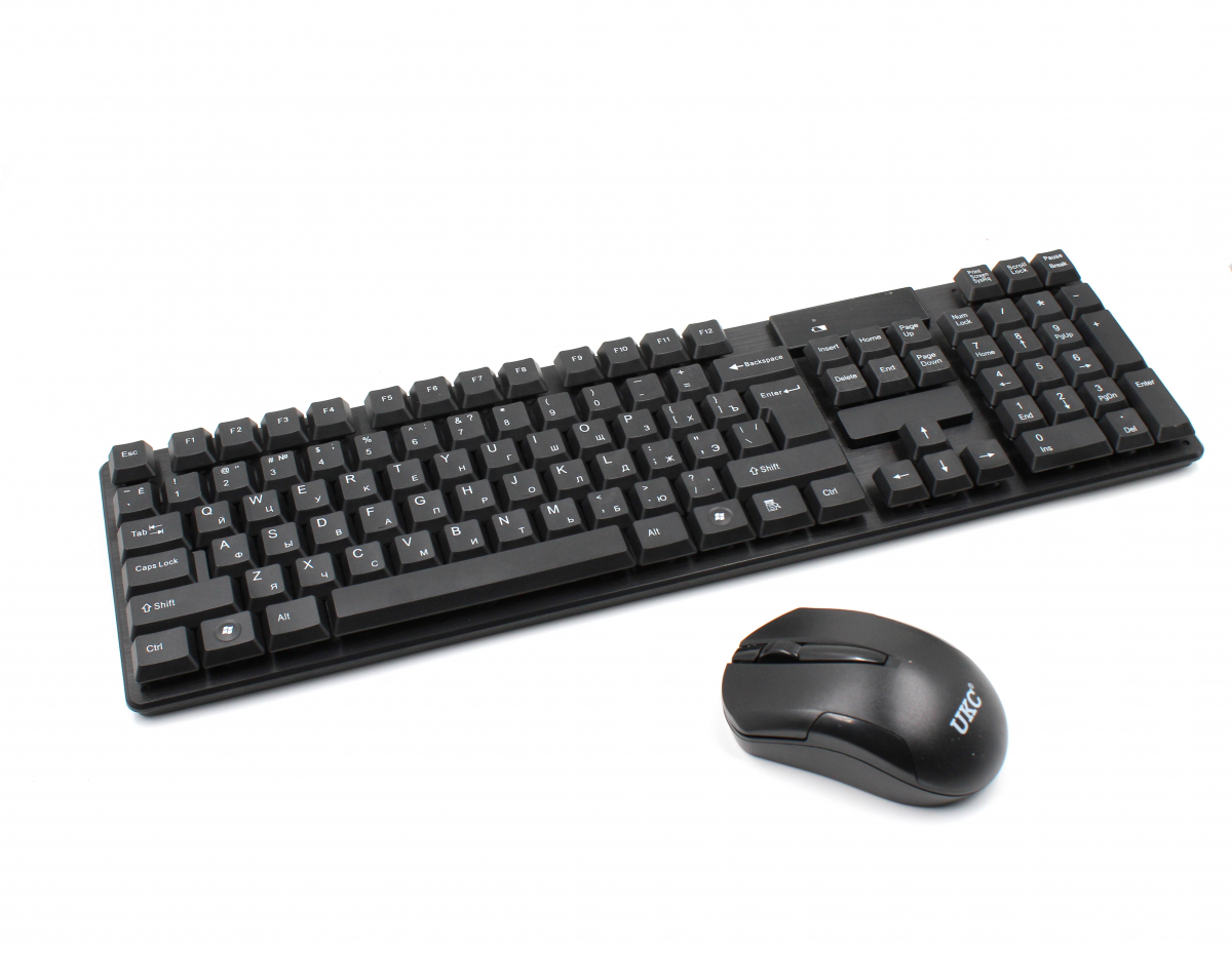 

Комплект клавиатура Беспроводная KEYBOARD мышь wireless UKC TJ 808