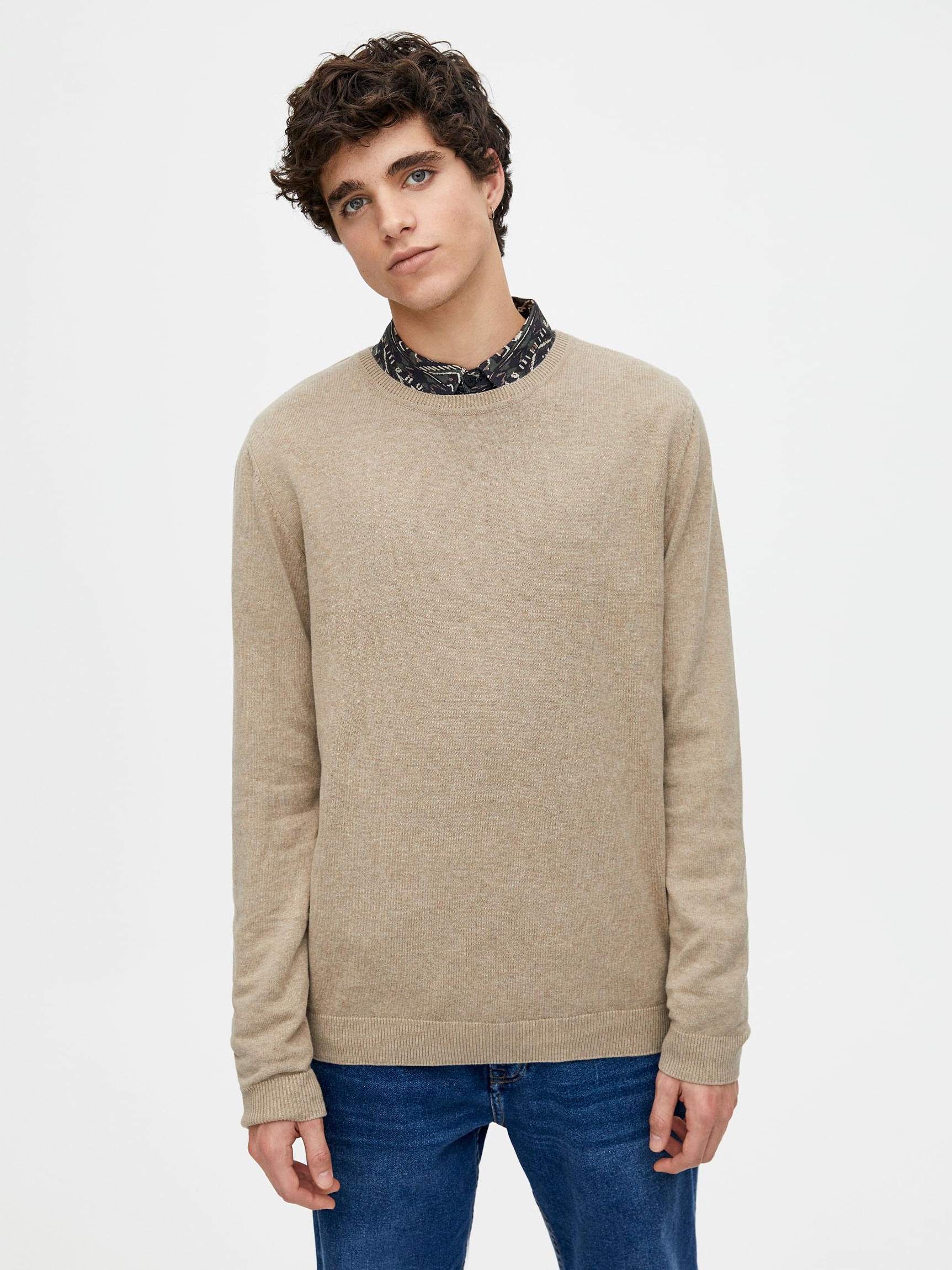 

Джемпер Pull & Bear 9559/500/710-ACTQ S Бежевый