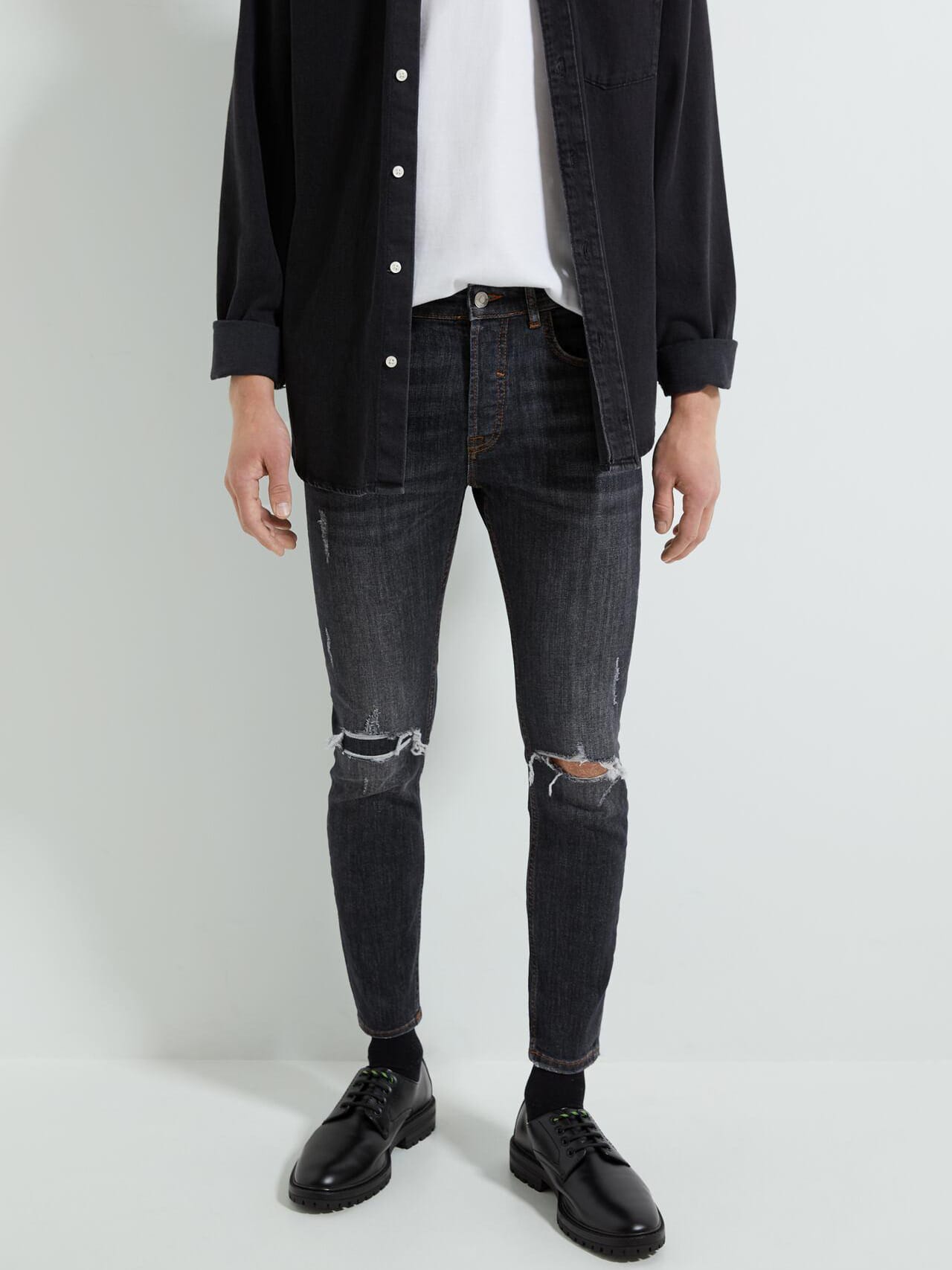 

Джинсы Zara 6688/361/809-AAZJ 38 Светло-черные