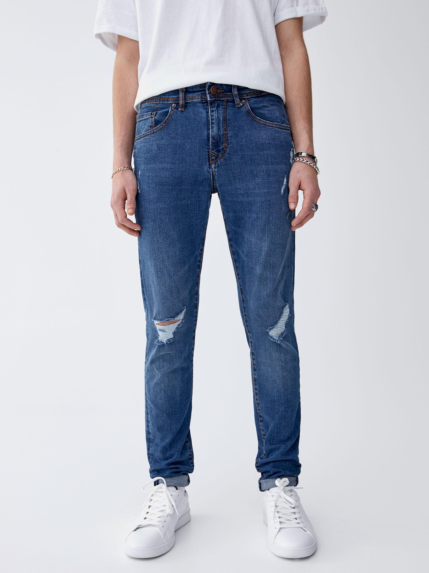 

Джинсы Pull & Bear 9688/591/401-AAQJ 36/29 Темно-синие