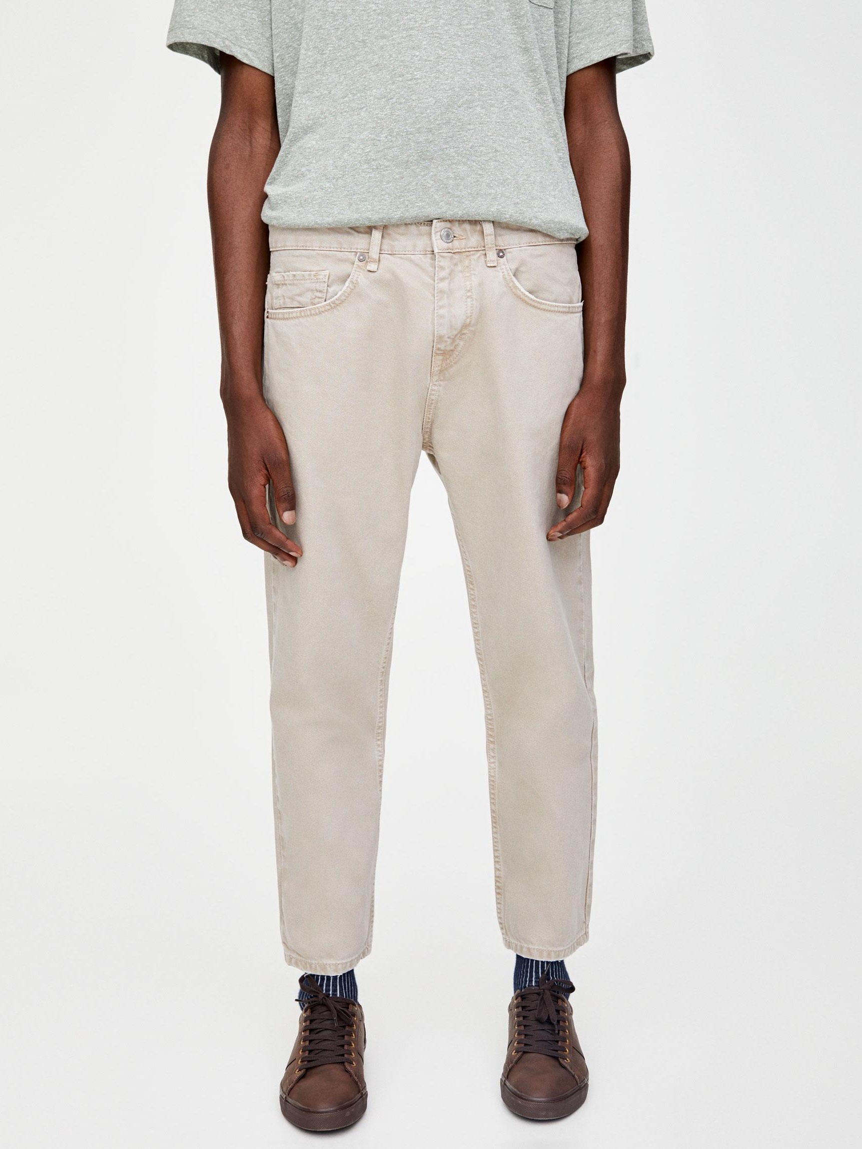 

Джинсы Pull & Bear 9670/535/730-ACTQ  Бежевые, Джинсы Pull & Bear 9670/535/730-ACTQ 38 Бежевые