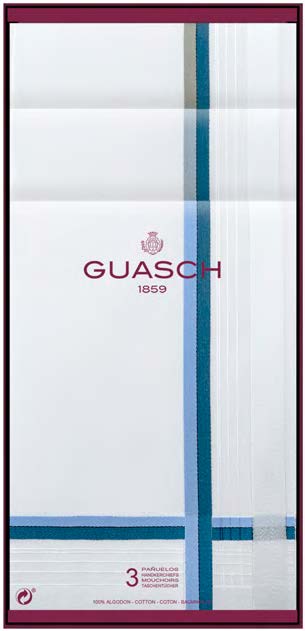 

Набор мужских носовых платков Guasch 104.92 D.27 (220)