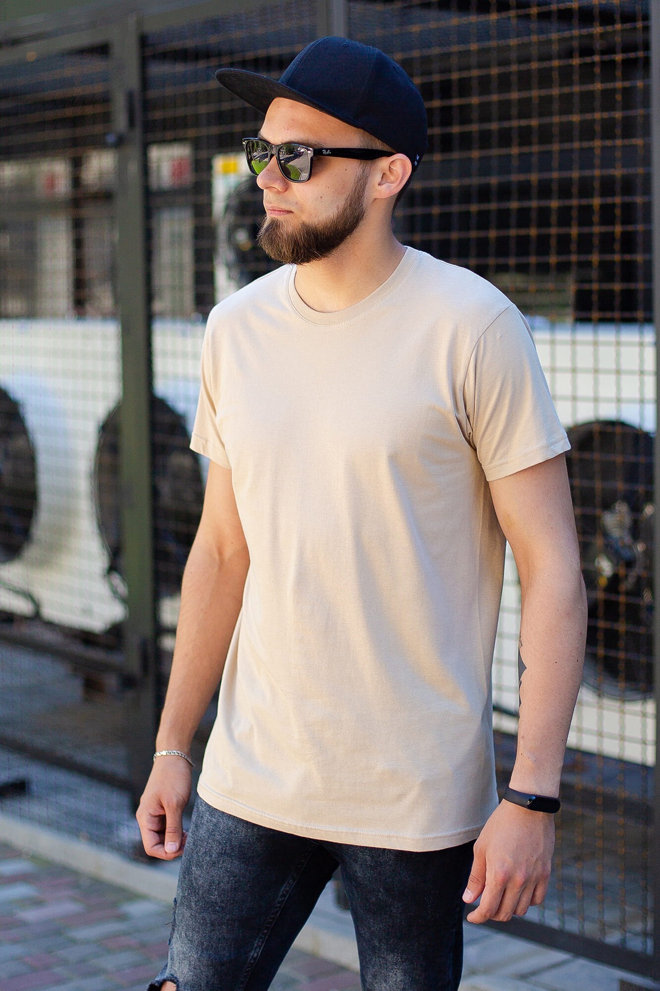 

Футболка Without Basic  Beige, Футболка Without Basic XL Beige