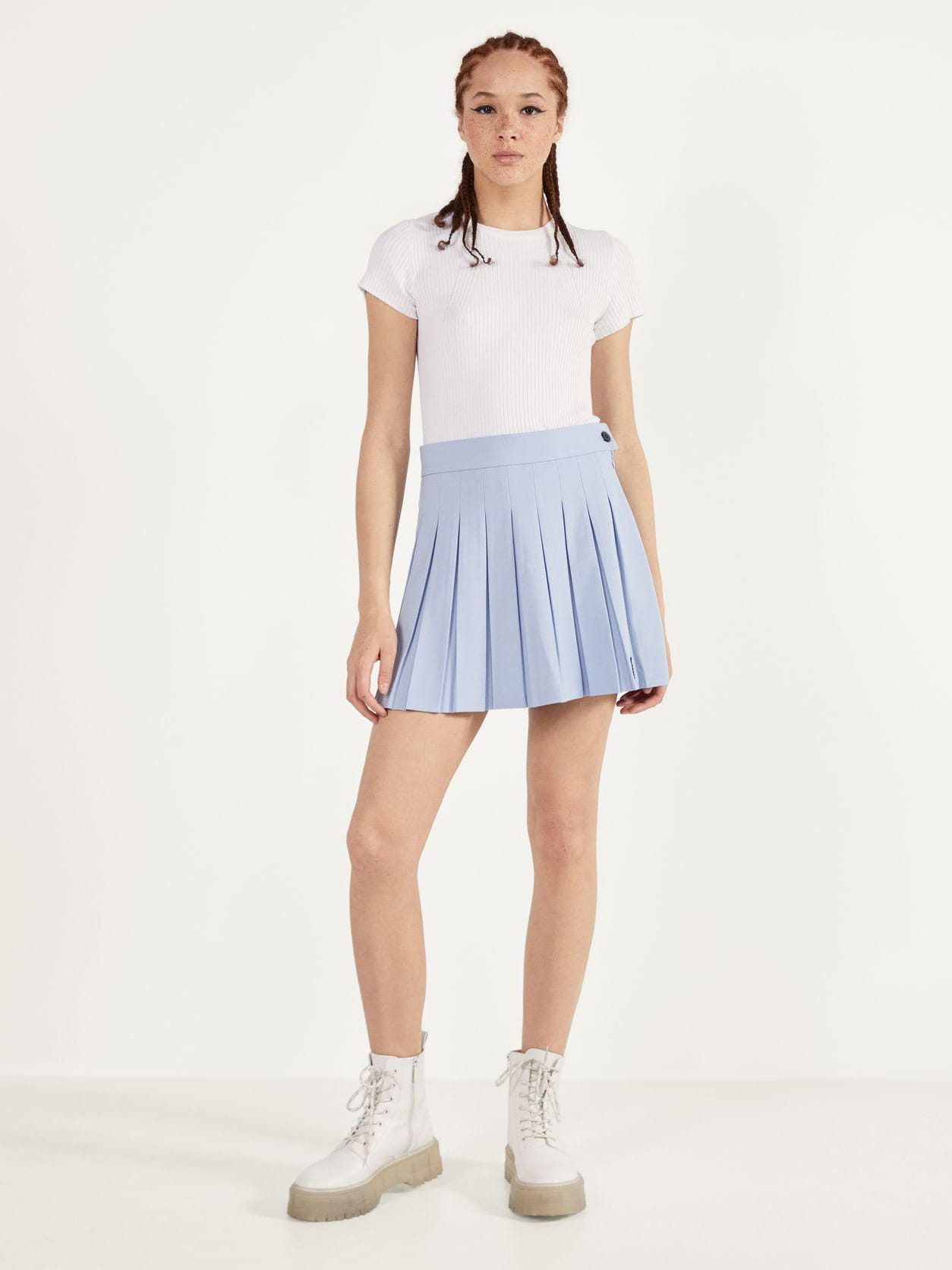 

Юбка Bershka 0655/168/403-ACUP M Голубая