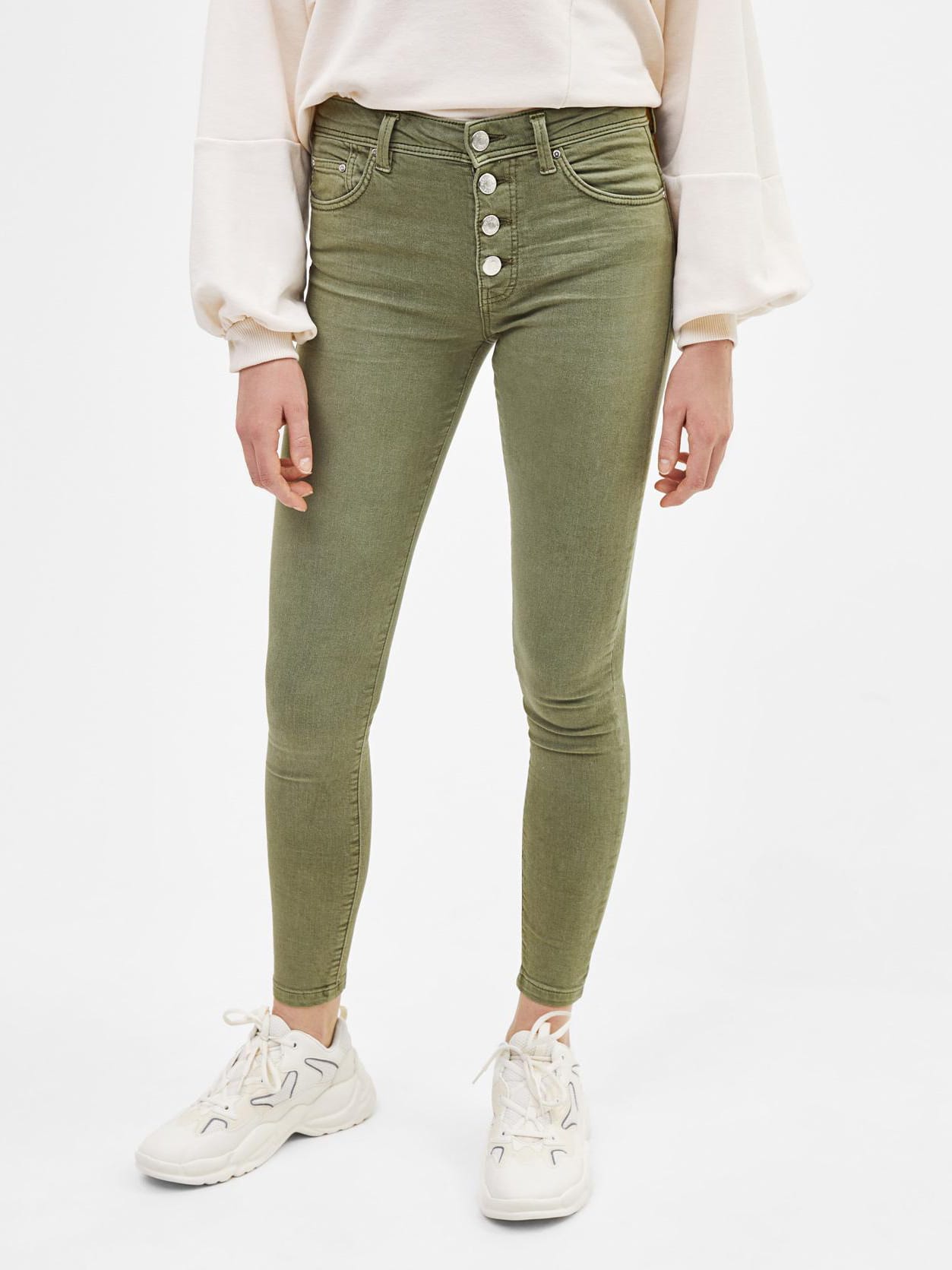 

Джинсы Bershka 0166/388/505-ACYC 38 Хаки