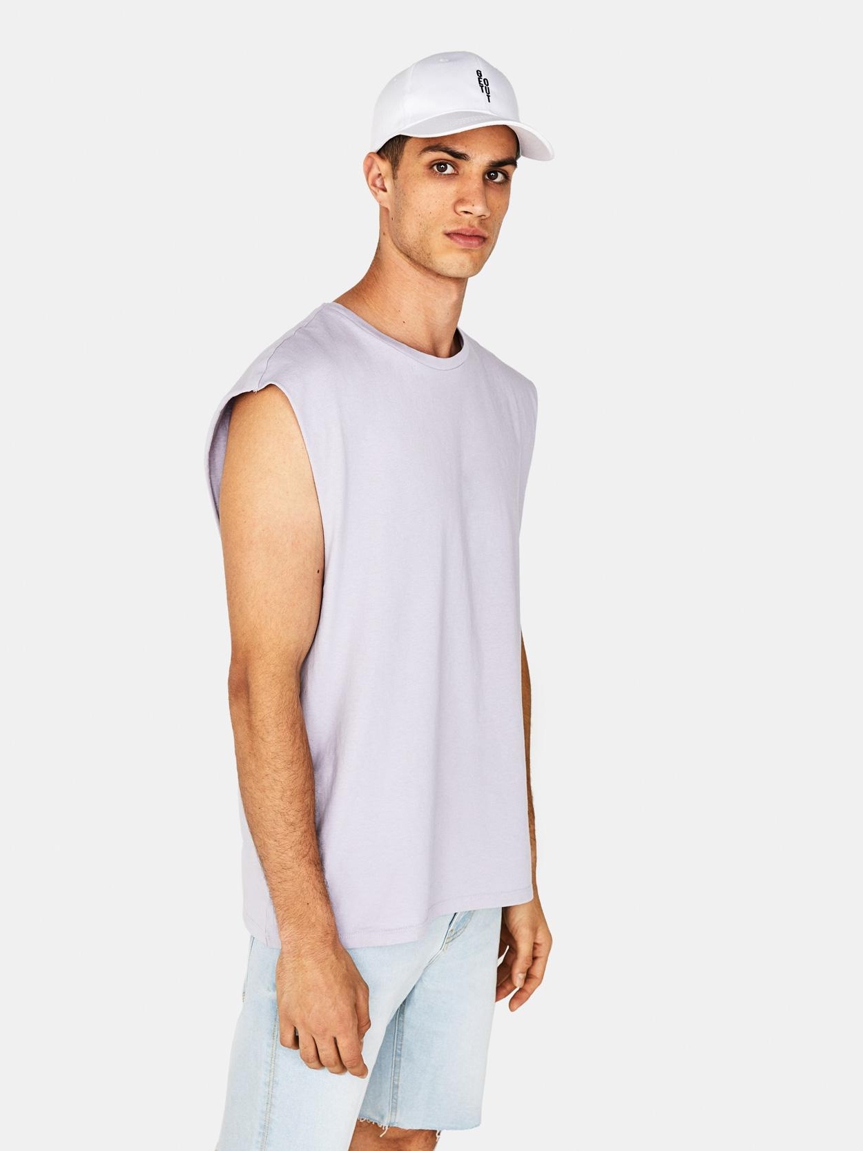 

Майка Bershka 2912/880/632-ACXE XS Сиреневая