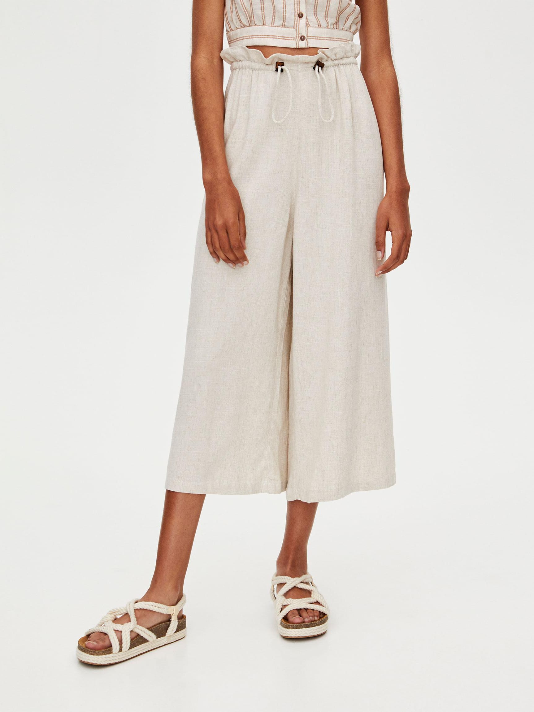 

Брюки Pull & Bear 9671/323/711-ACTQ M Бежевые