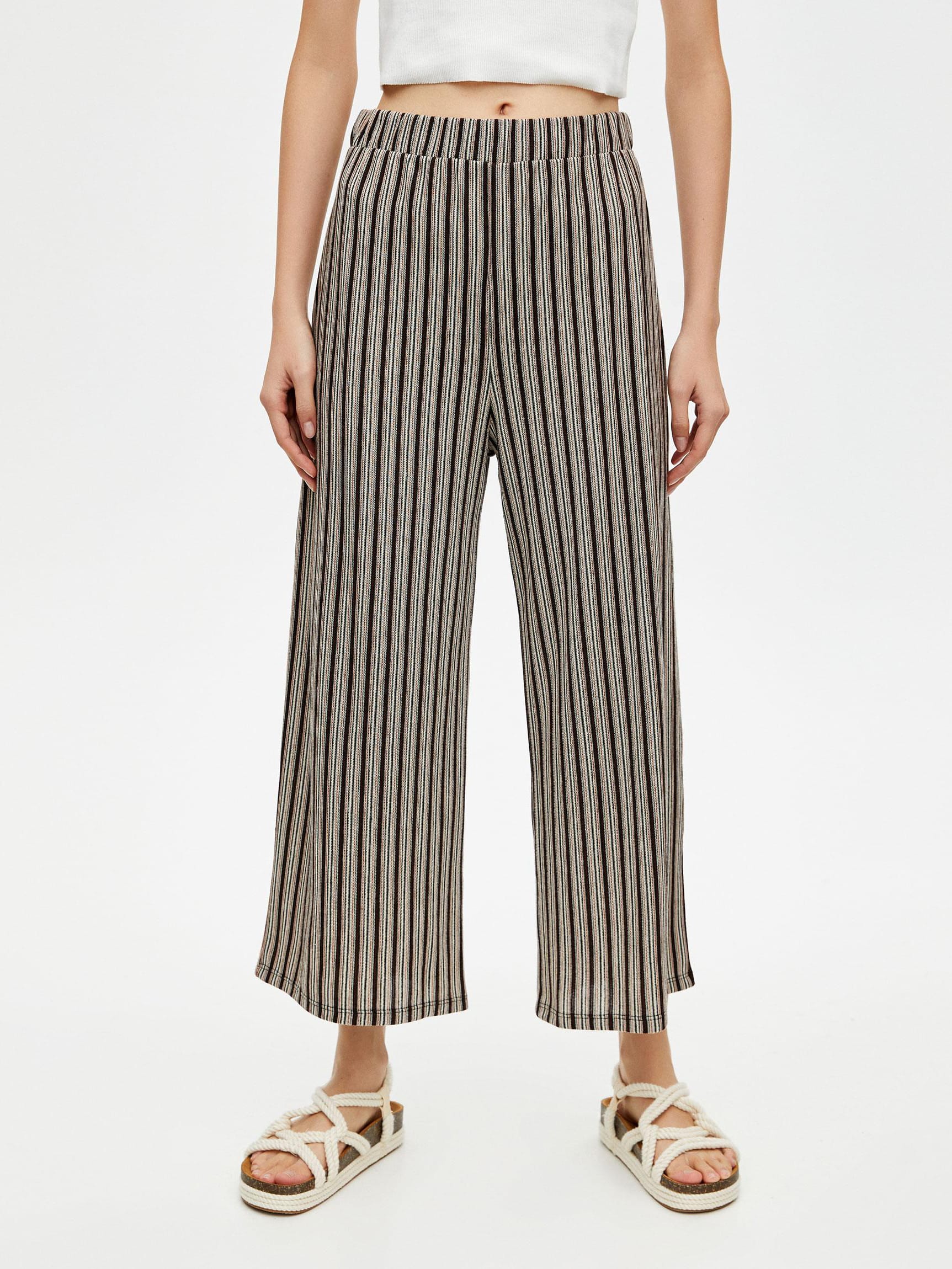 

Брюки Pull & Bear 9670/318/800-ABAO S Бежевые с коричневым