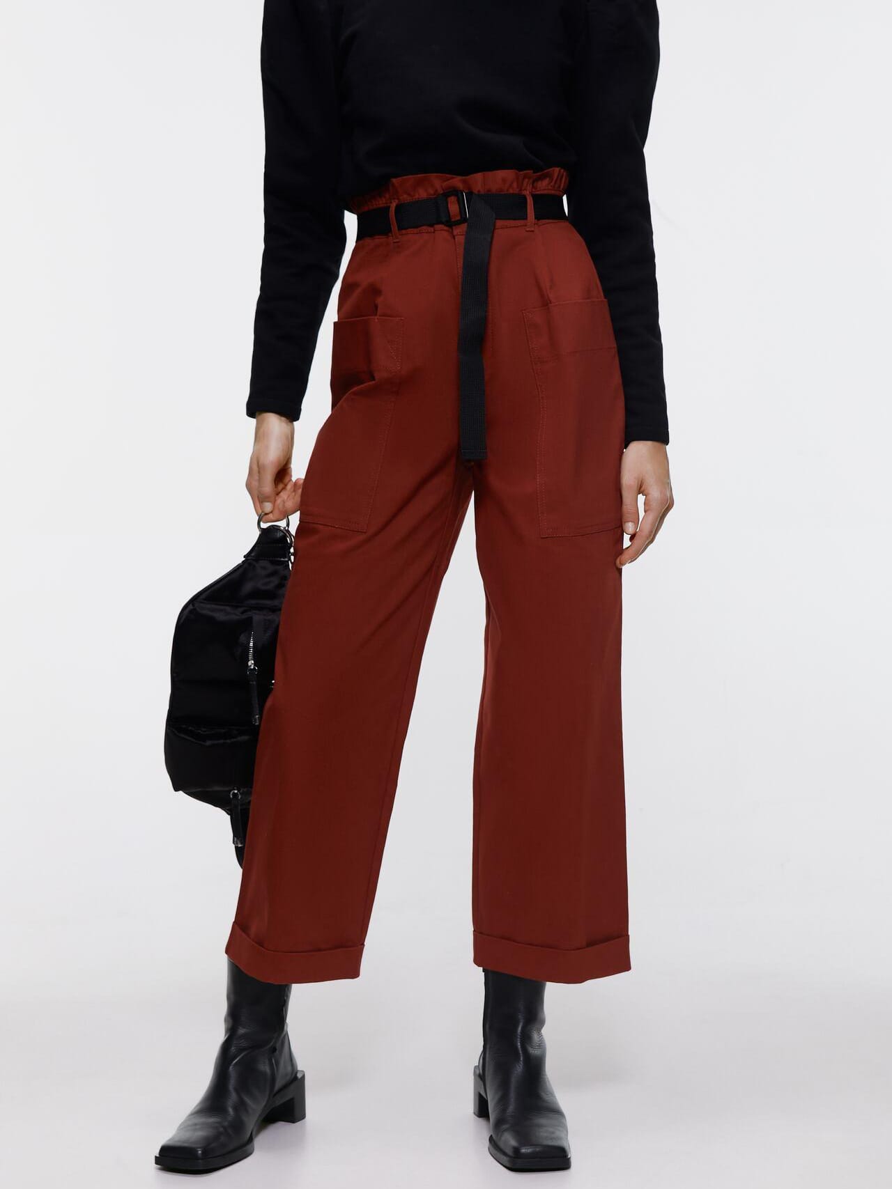 

Брюки Zara 7385/262/701-ACVB XS Кирпичные