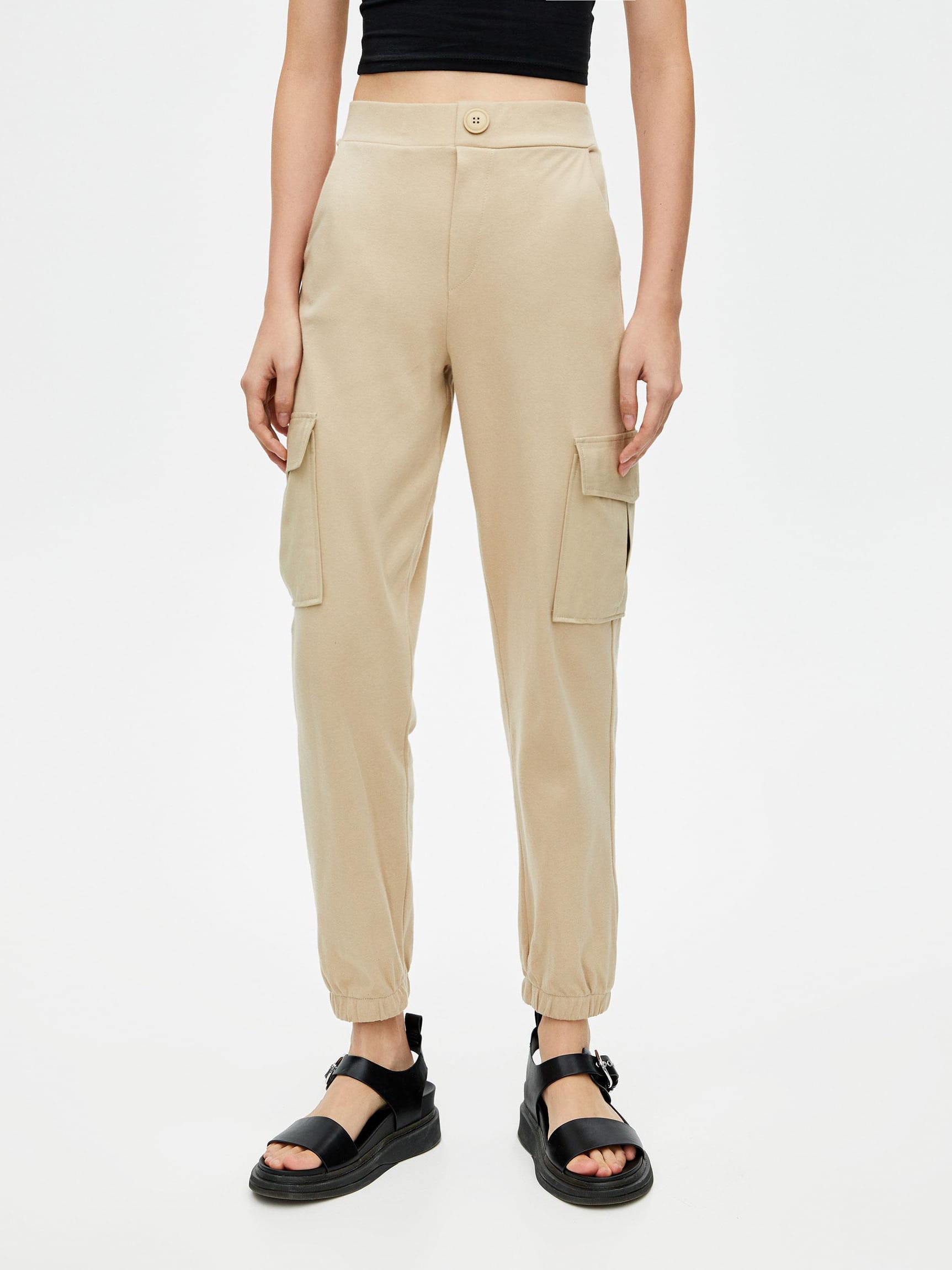 

Брюки Pull & Bear 5679/346/756-ACTQ L Бежевые