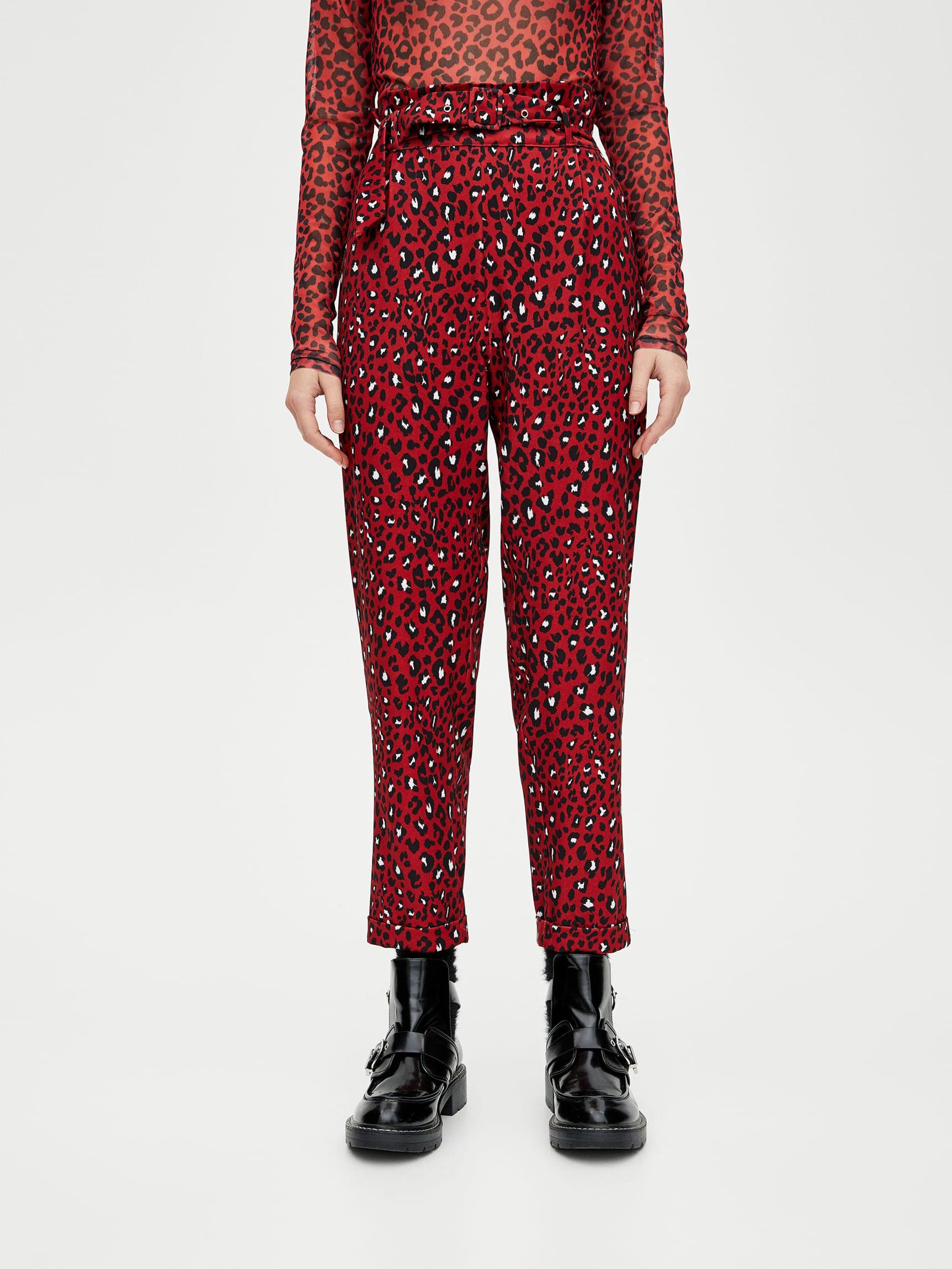 

Брюки Pull & Bear 5678/314/600-ADRP S Красные