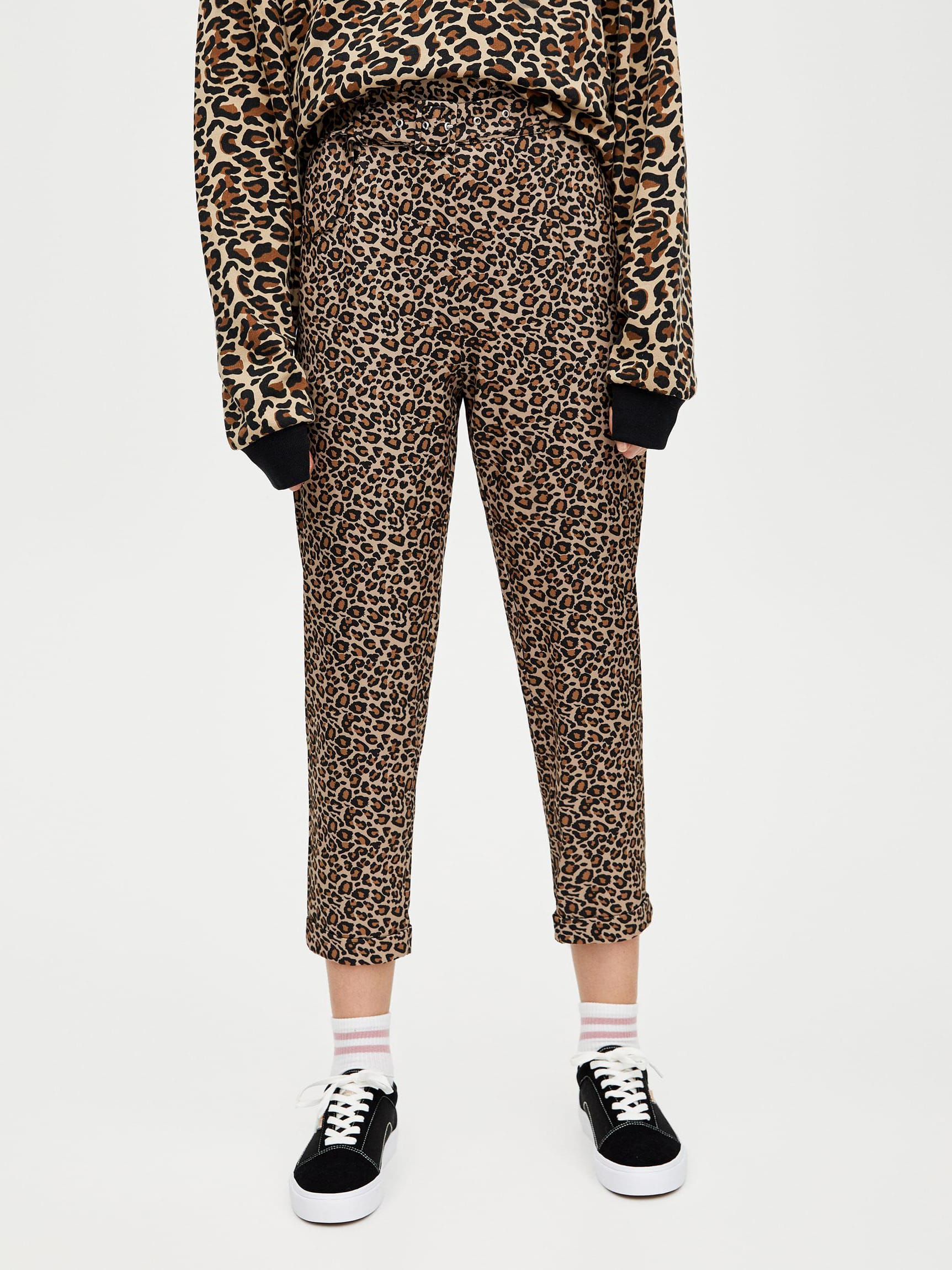 

Брюки Pull & Bear 5678/312/700-AAON S Леопардовые