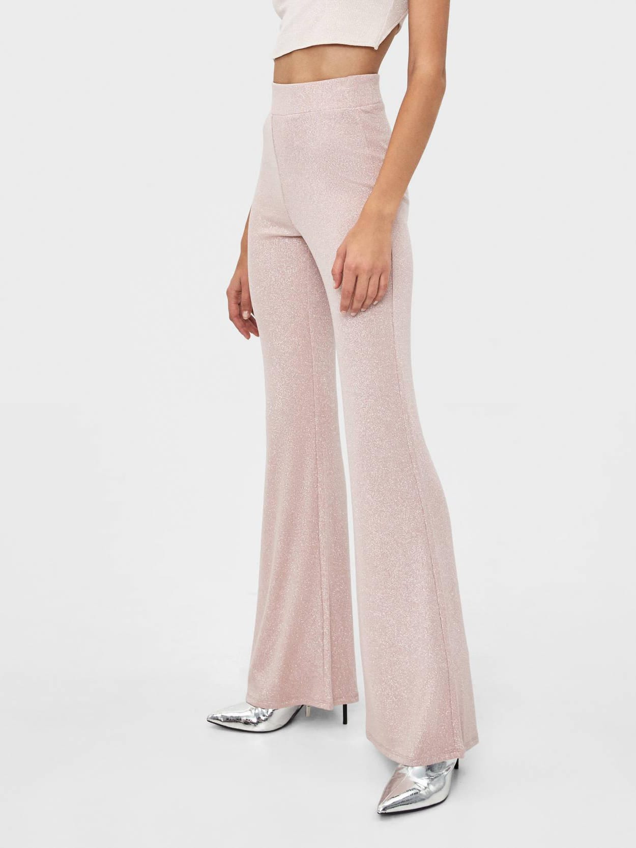

Брюки Bershka 5100/187/902-ACUH M Бледно-розовые