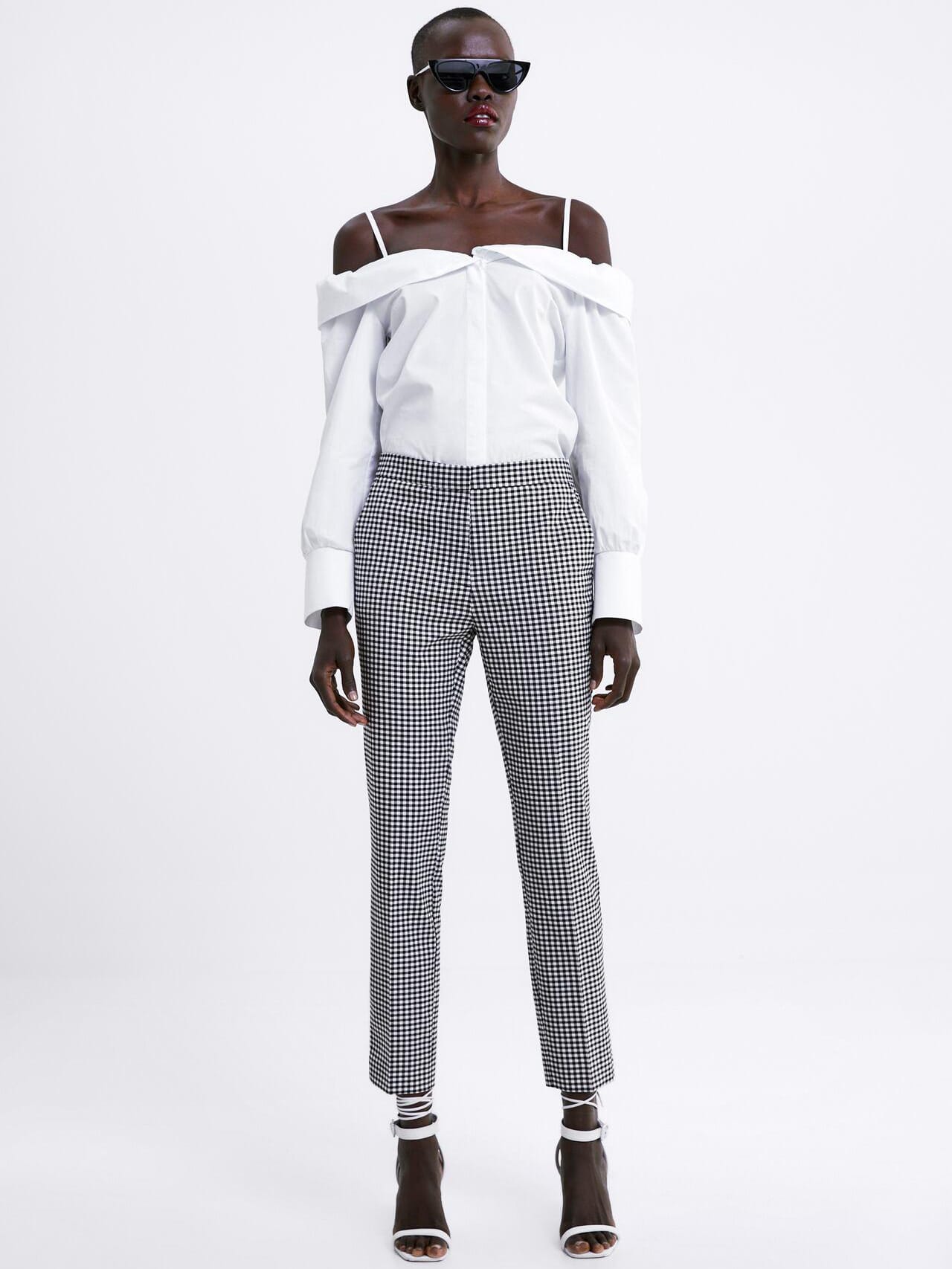

Брюки Zara 1478/037/070-ACSY S Черные с белым