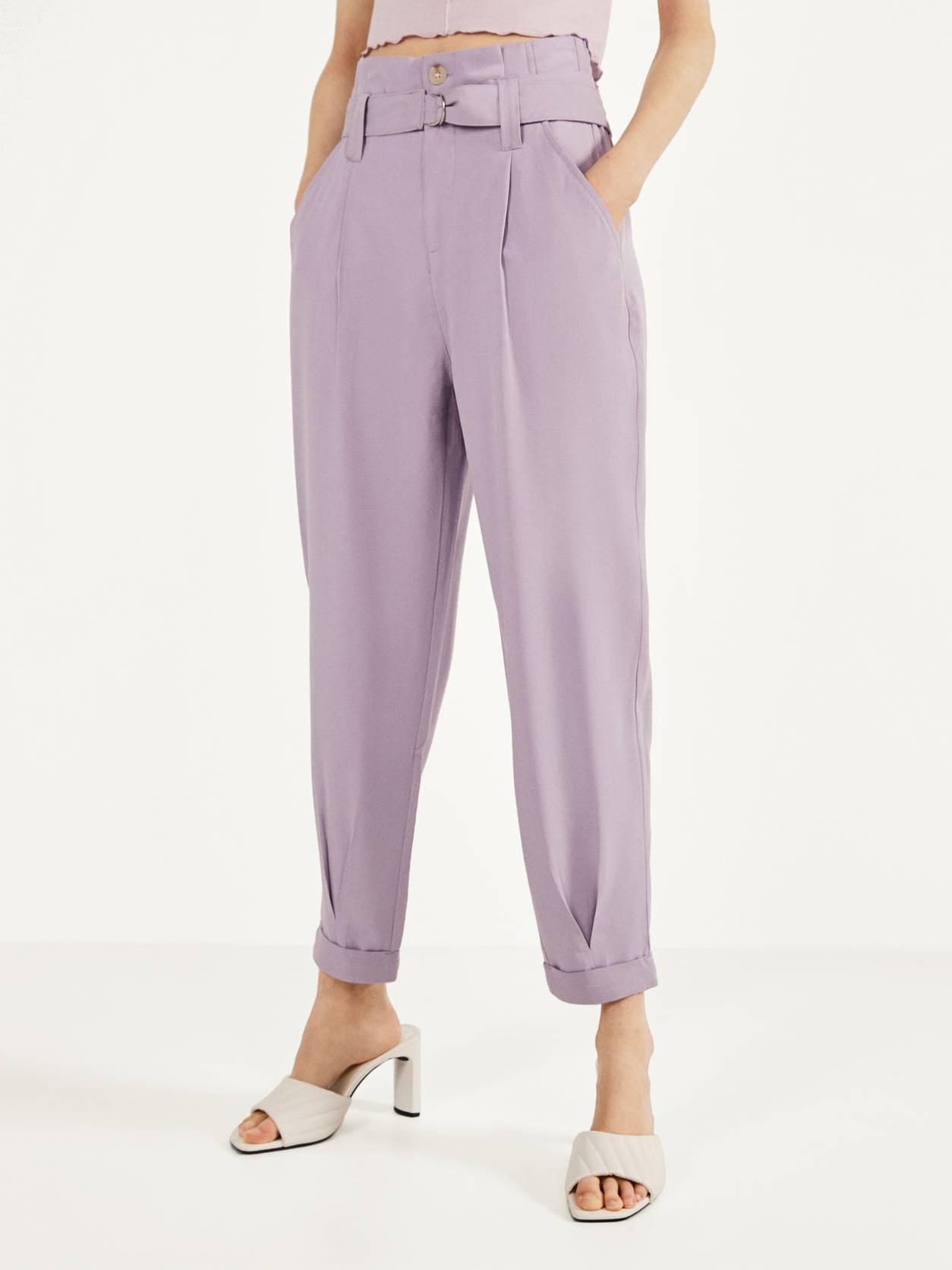 

Брюки Bershka 0085/512/612-ACXE 32 Сиреневые