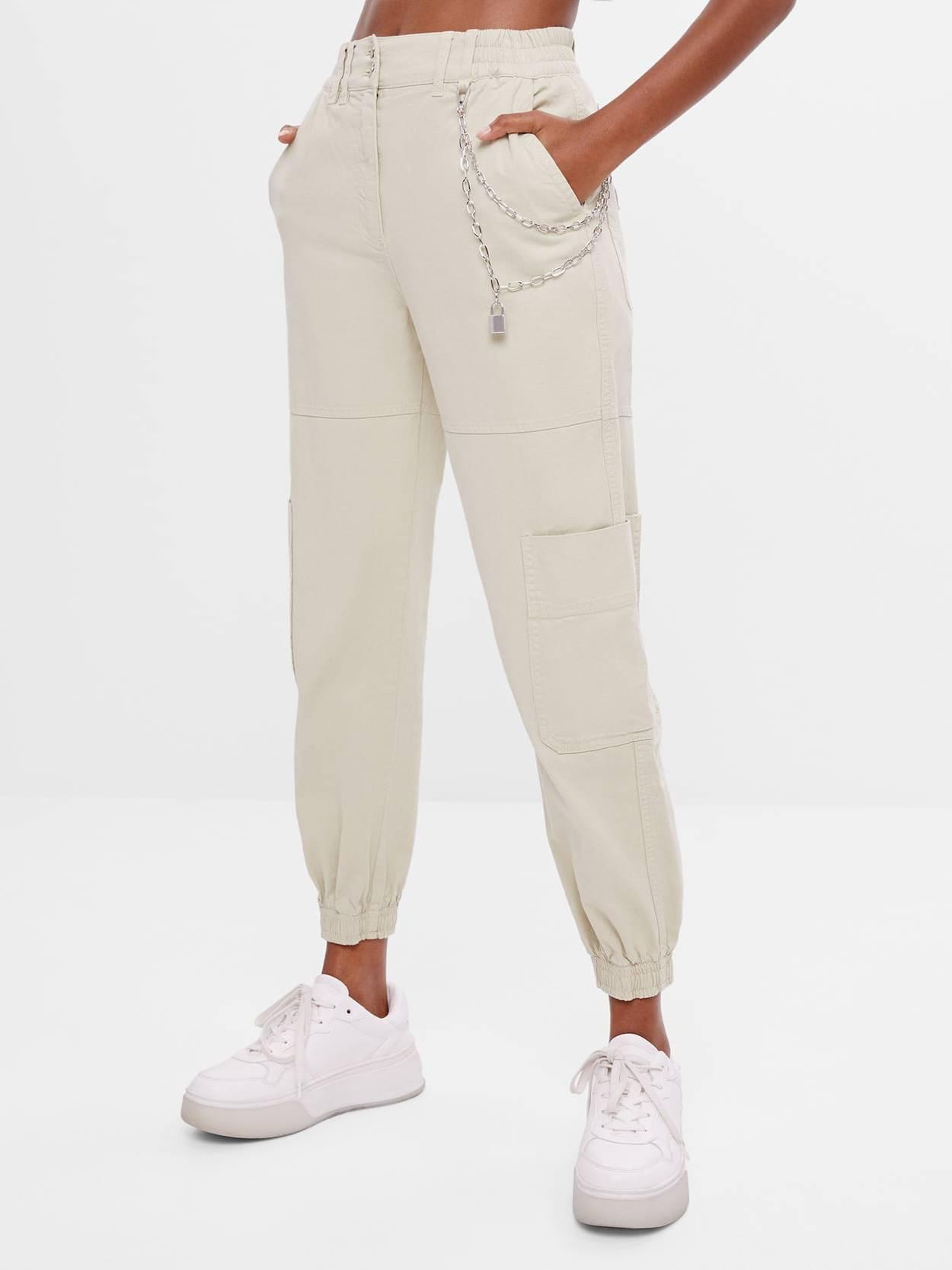 

Брюки Bershka 0075/168/506-ACWO 40 Светло-зеленые