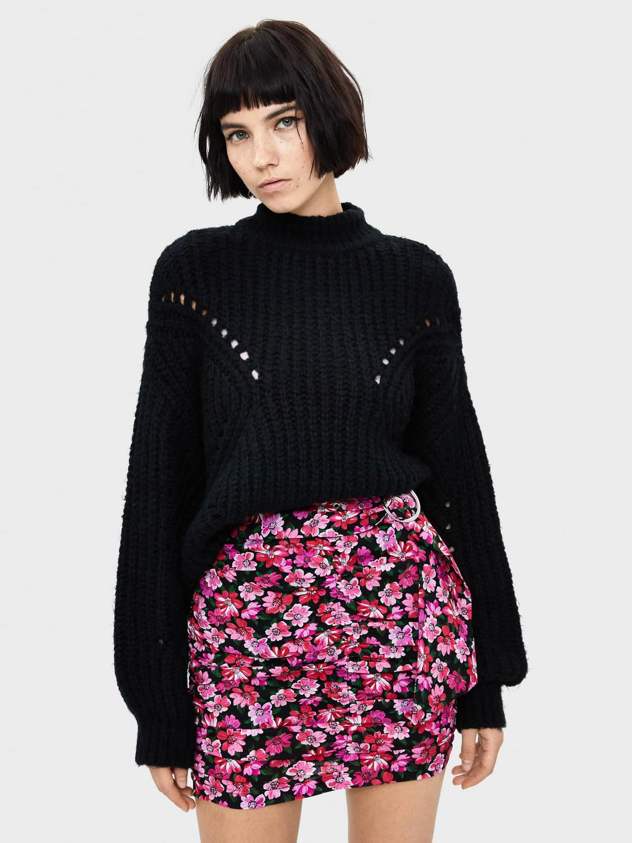 

Юбка Bershka 5705/679/800-ADMZ XS Черная