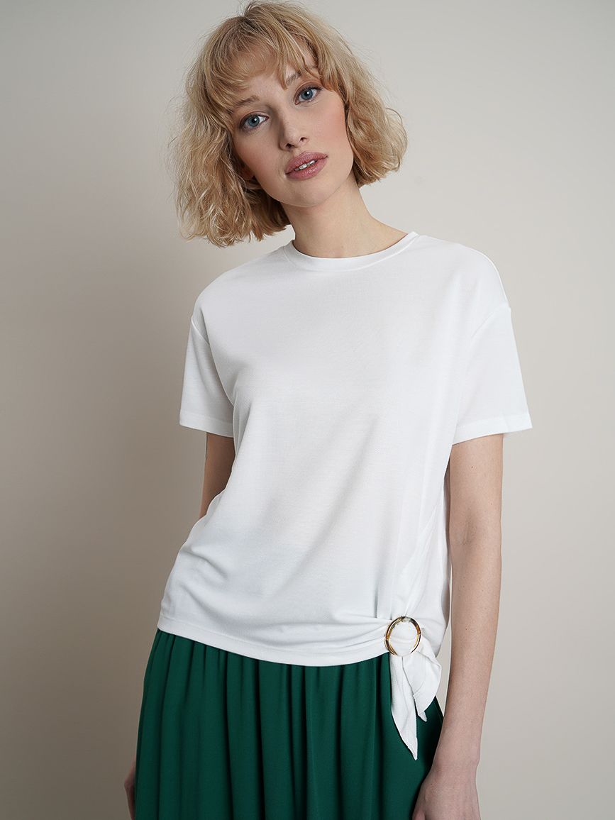 

Футболка O'STIN Casual ZQYAIG4CLR M Белая