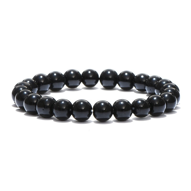 

Браслет из натуральных камней Обсидиан MS Bracelet Black Obsidian 711msb Черный 19 размер