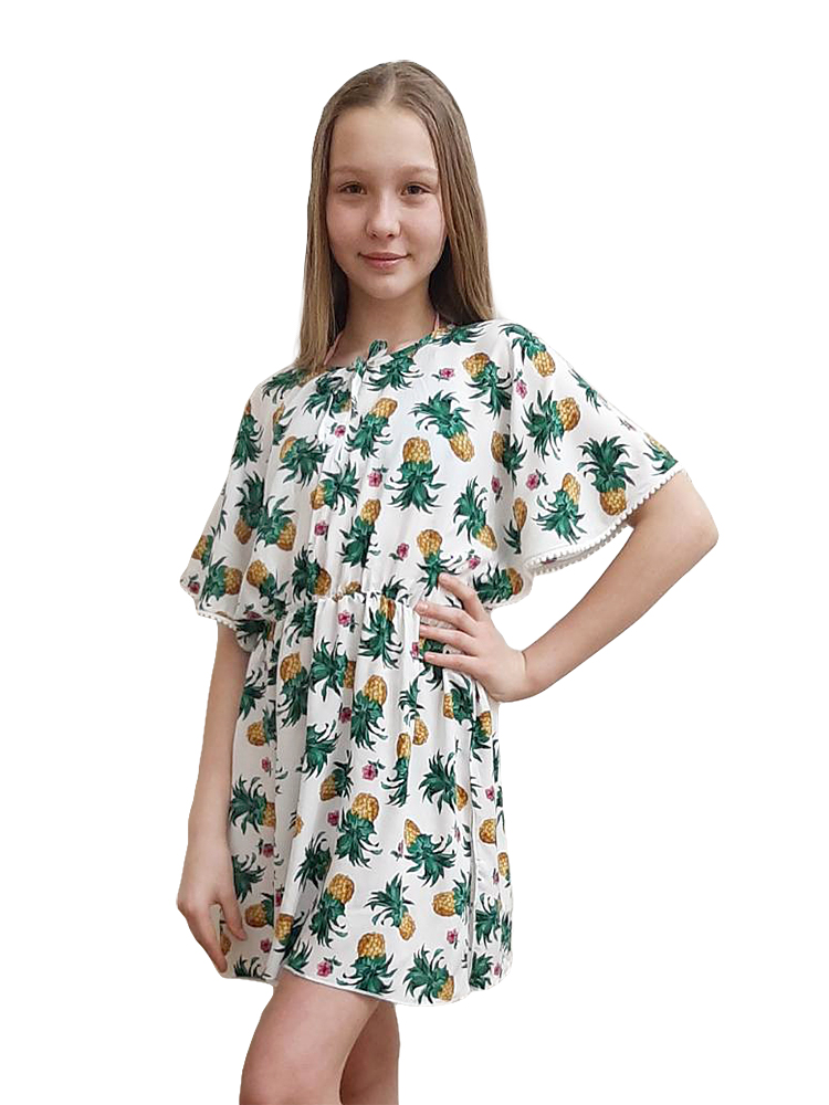 

Туника JULA KIDS 110-134 (S) Белый-ананасы Ананаси