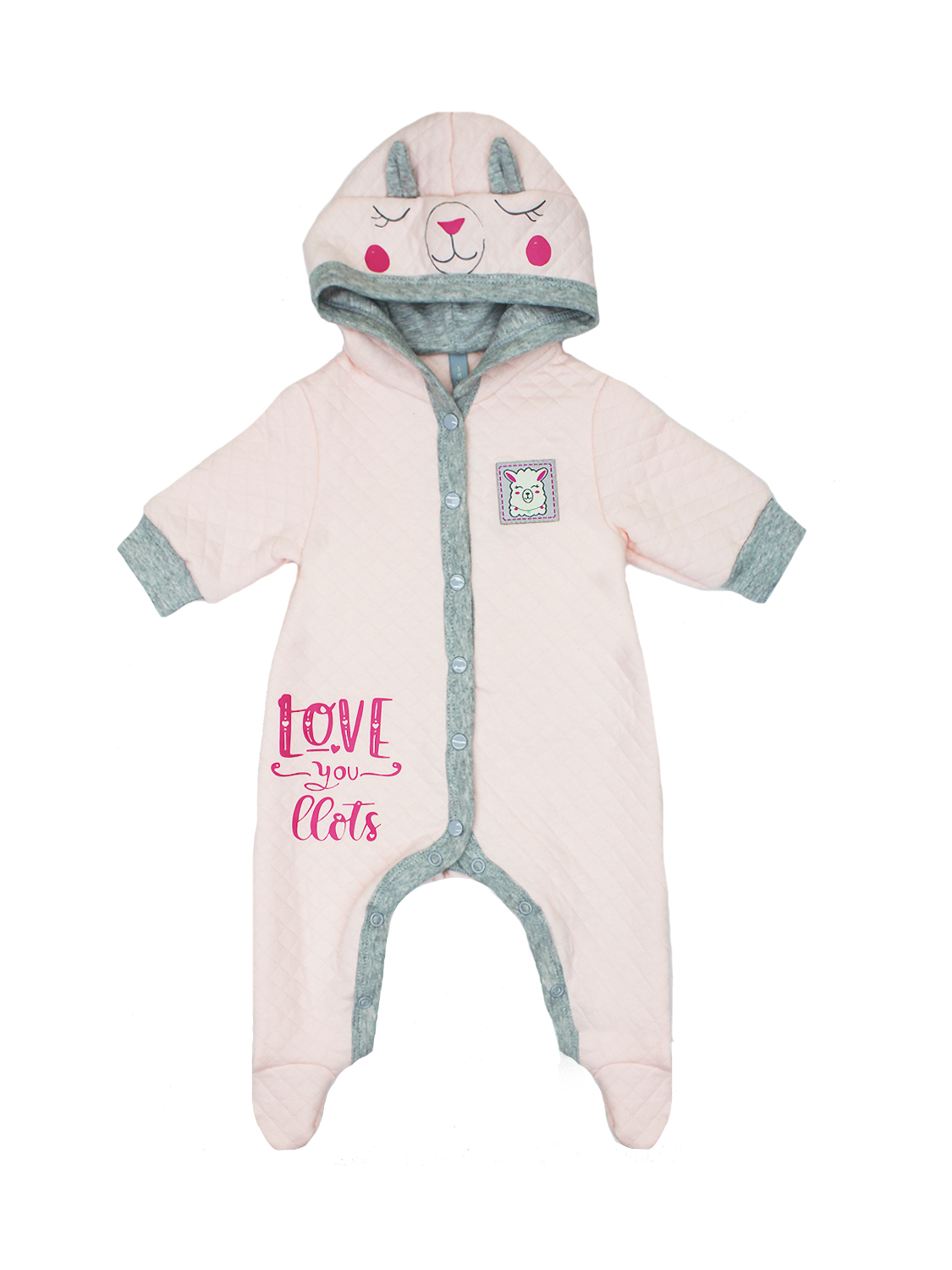 

Комбинезон - человечек Smil 68 Розовый персик 122033