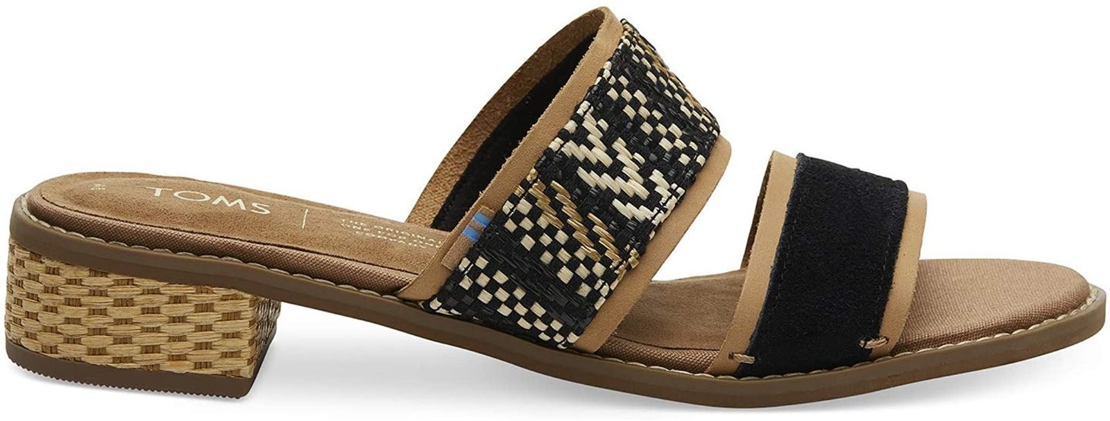 

Шлепанцы TOMS Женские черный 10013577 38р. (стелька прибл. 24 см )
