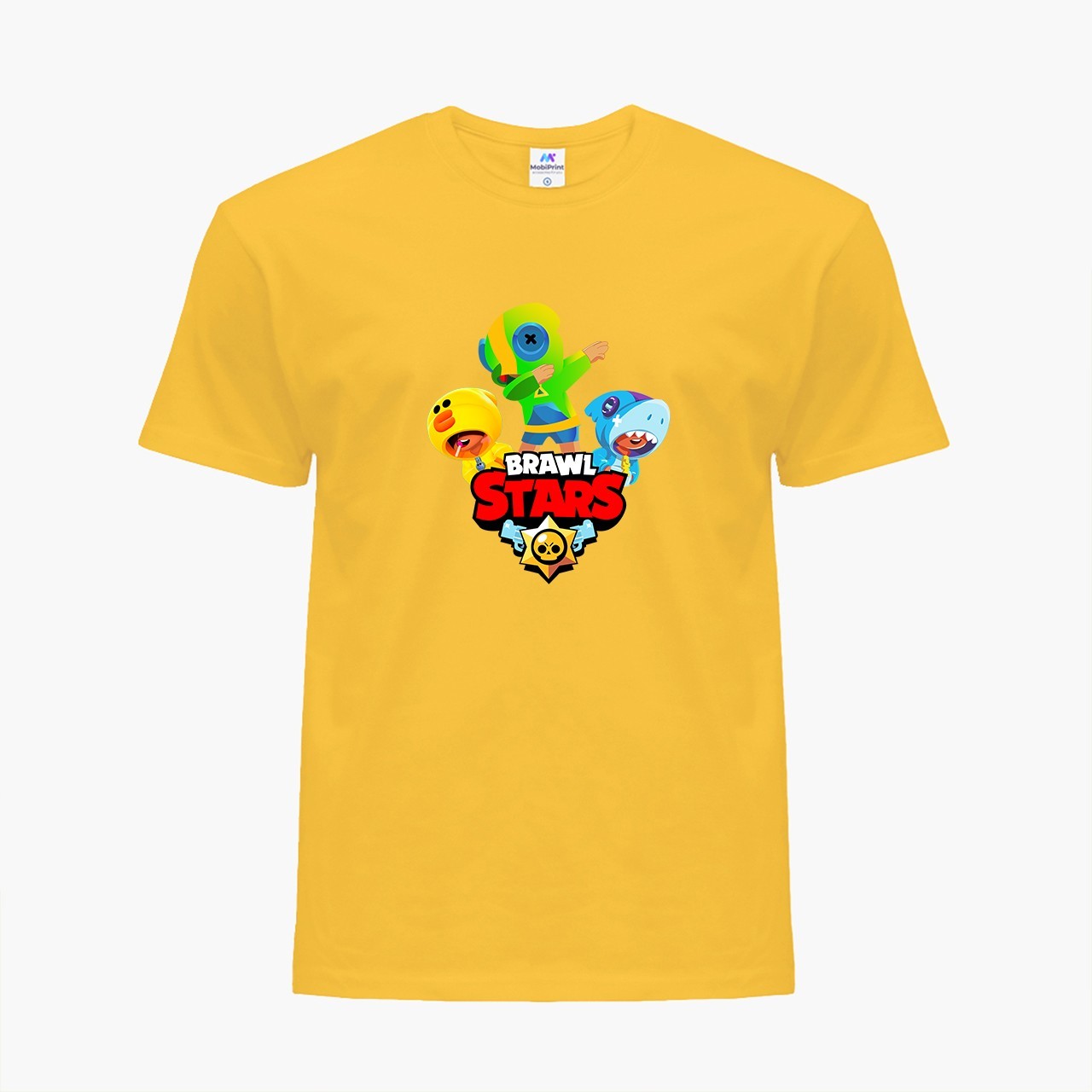 

Детская футболка Бравл Старс (Brawl Stars) (25186-1703) 146-152 см Хлопок Желтый