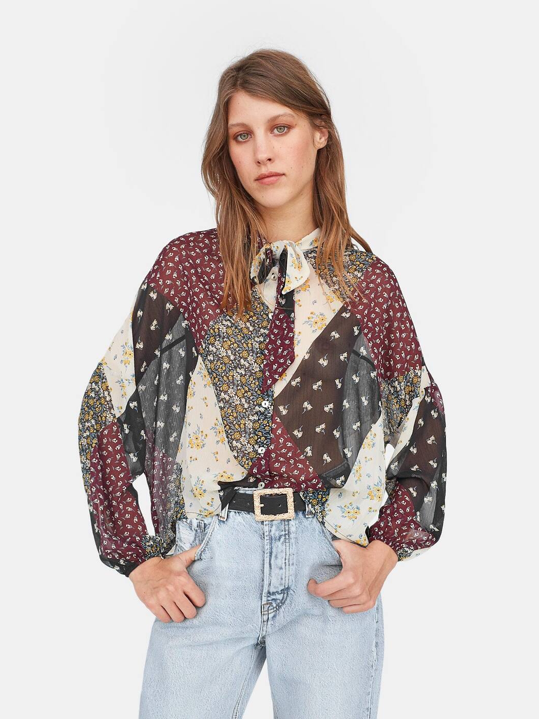 

Блузка Stradivarius 02043114001 M Принт