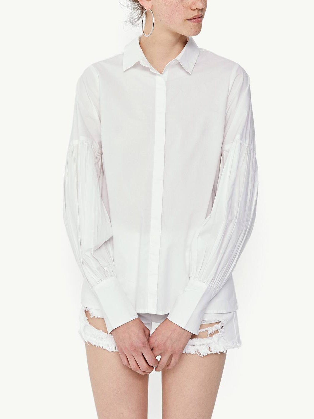 

Рубашка Stradivarius 02186170003 L Белая