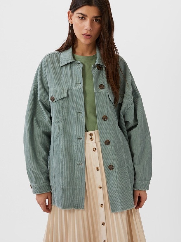 

Ветровка Stradivarius 05779520511 XS Оливковая