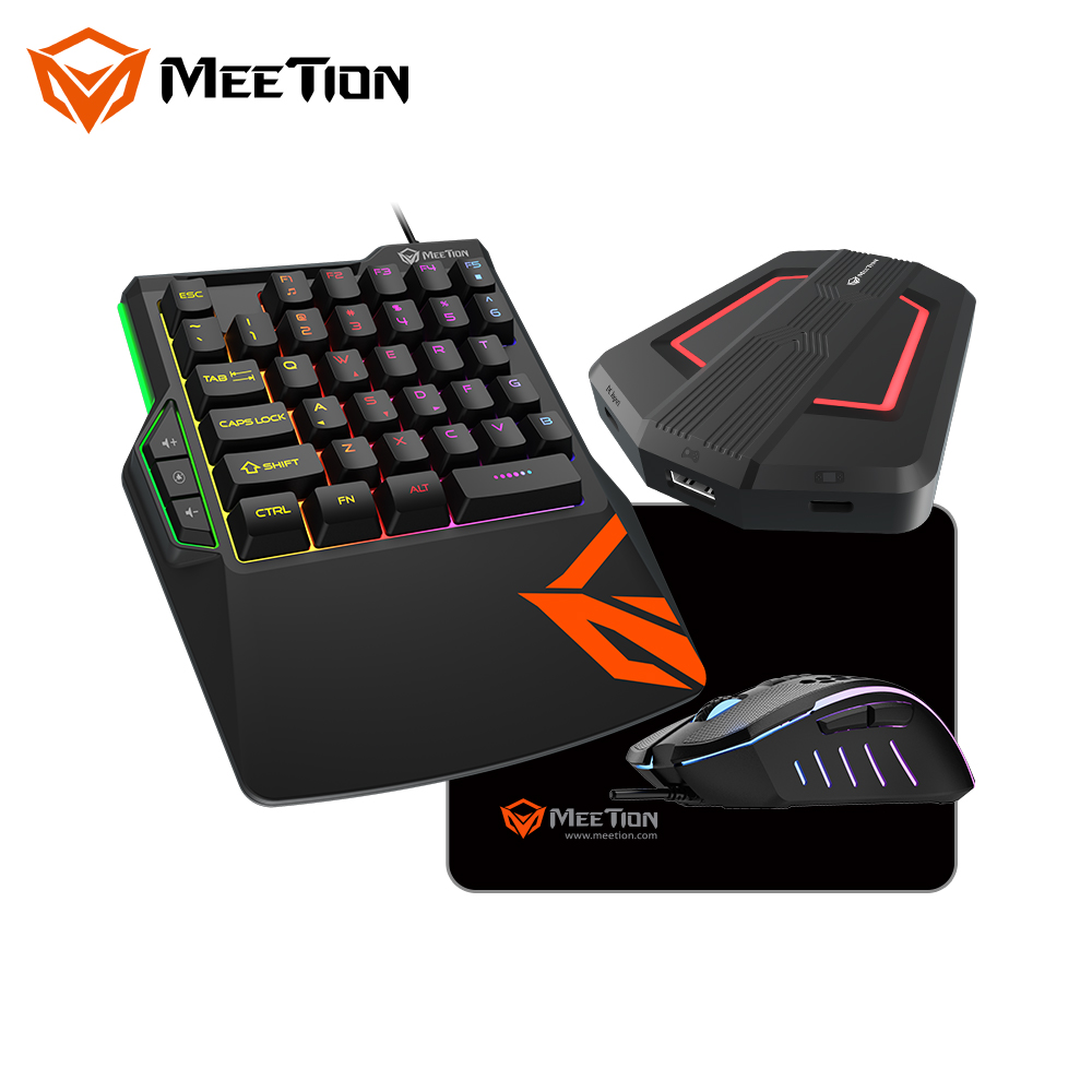 

Набор игровой Combo MeeTion Gaming 4in1 Keyboard/Mouse/MousePad/Console MT-C0015