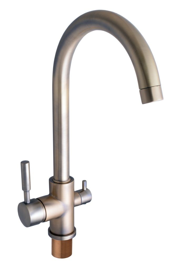 

Смеситель для кухни Globus Lux LAZER GLLR-0333 BRONZE комбинированный