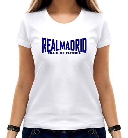 

Футболка женская Real Madrid  белая, Футболка женская Real Madrid 2XL белая