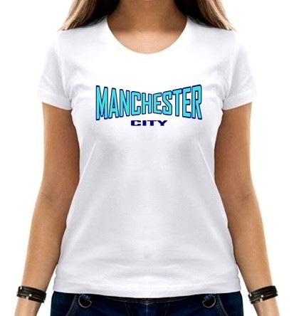 

Футболка женская Manchester City  белая, Футболка женская Manchester City M белая