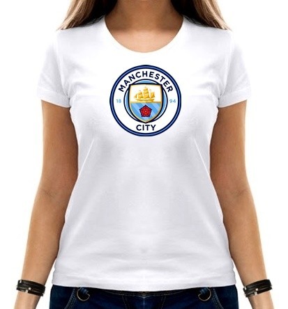 

Футболка женская FC Mancity  белая, Футболка женская FC Mancity M белая