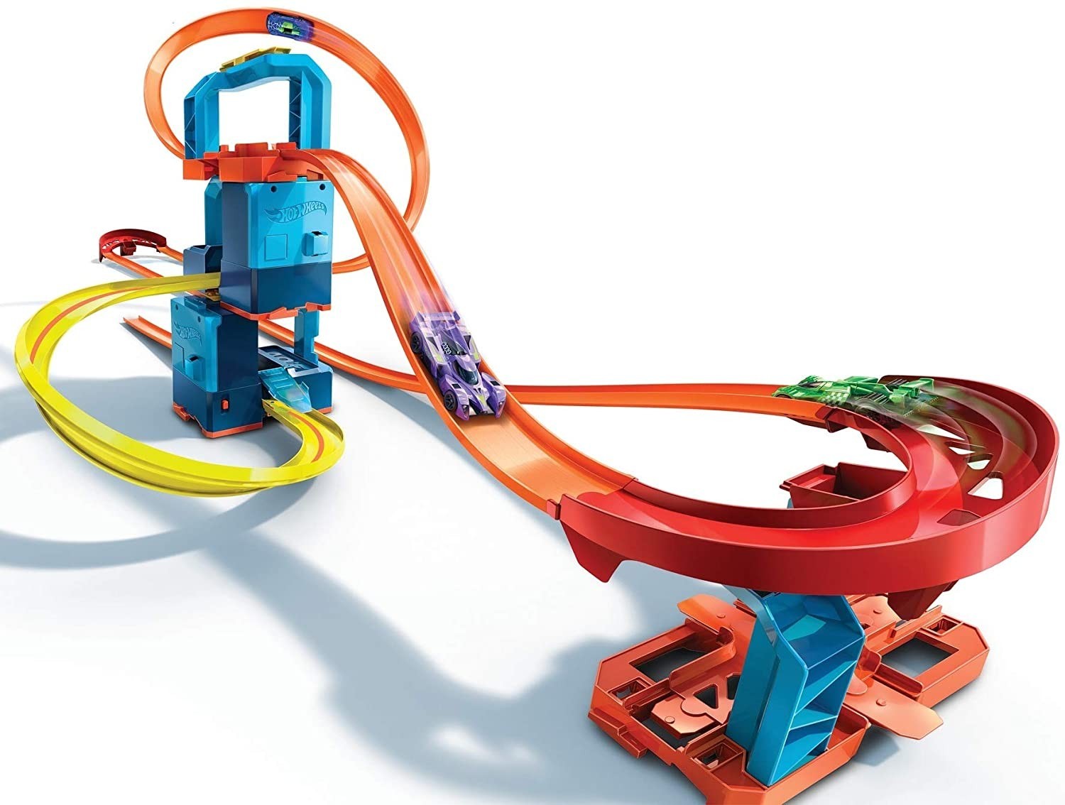 

Трек Hot Wheels комплект ультра ускорителей Hot Wheels Track Builder Unlimited Ultra Stackable Booster Kit GWT44