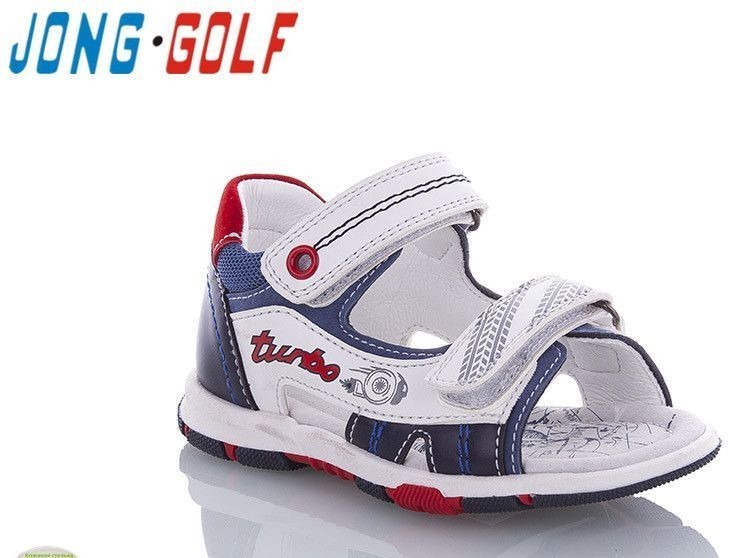 

Детские босоножки для мальчика Turbo JONG-GOLF бело-сине-красные 24 р-р