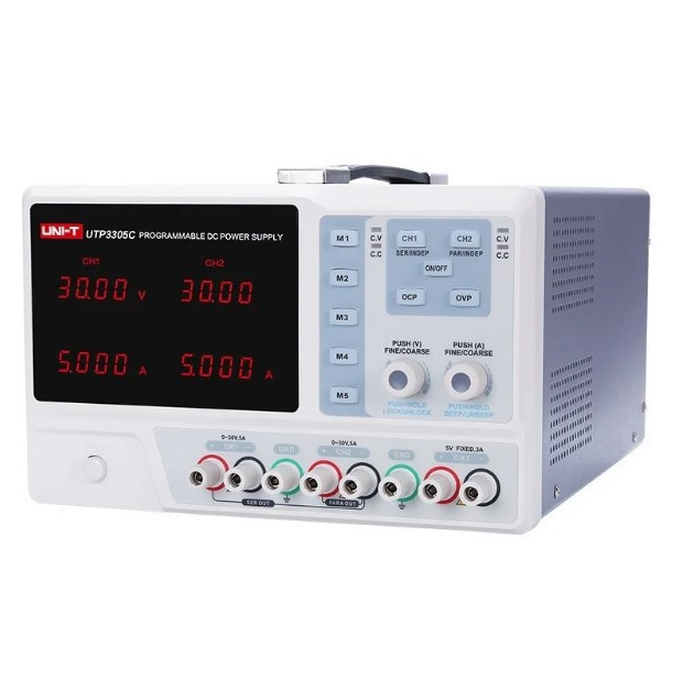 

Лабораторный блок питания три канала 30B 5A + 5В 5А UNI-T UTP3305С