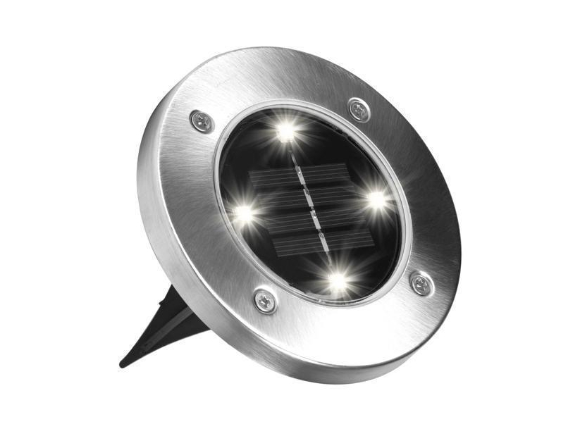

Уличные фонари на солнечной батареи Disk lights 4 штуки