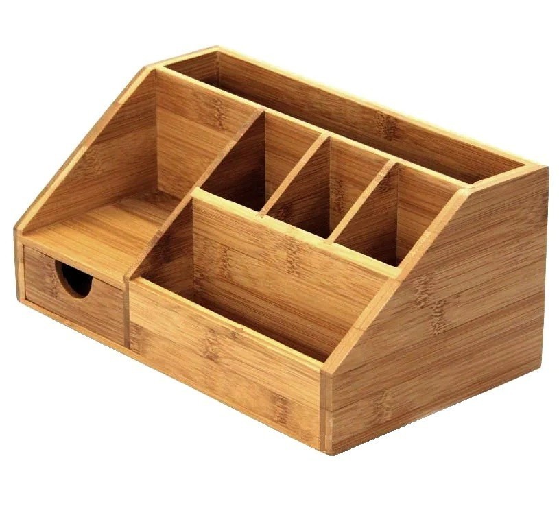 

Органайзер настольный из натурального дерева IZD Блумфилд Сиена 14х24х11 см КНЦ-003705