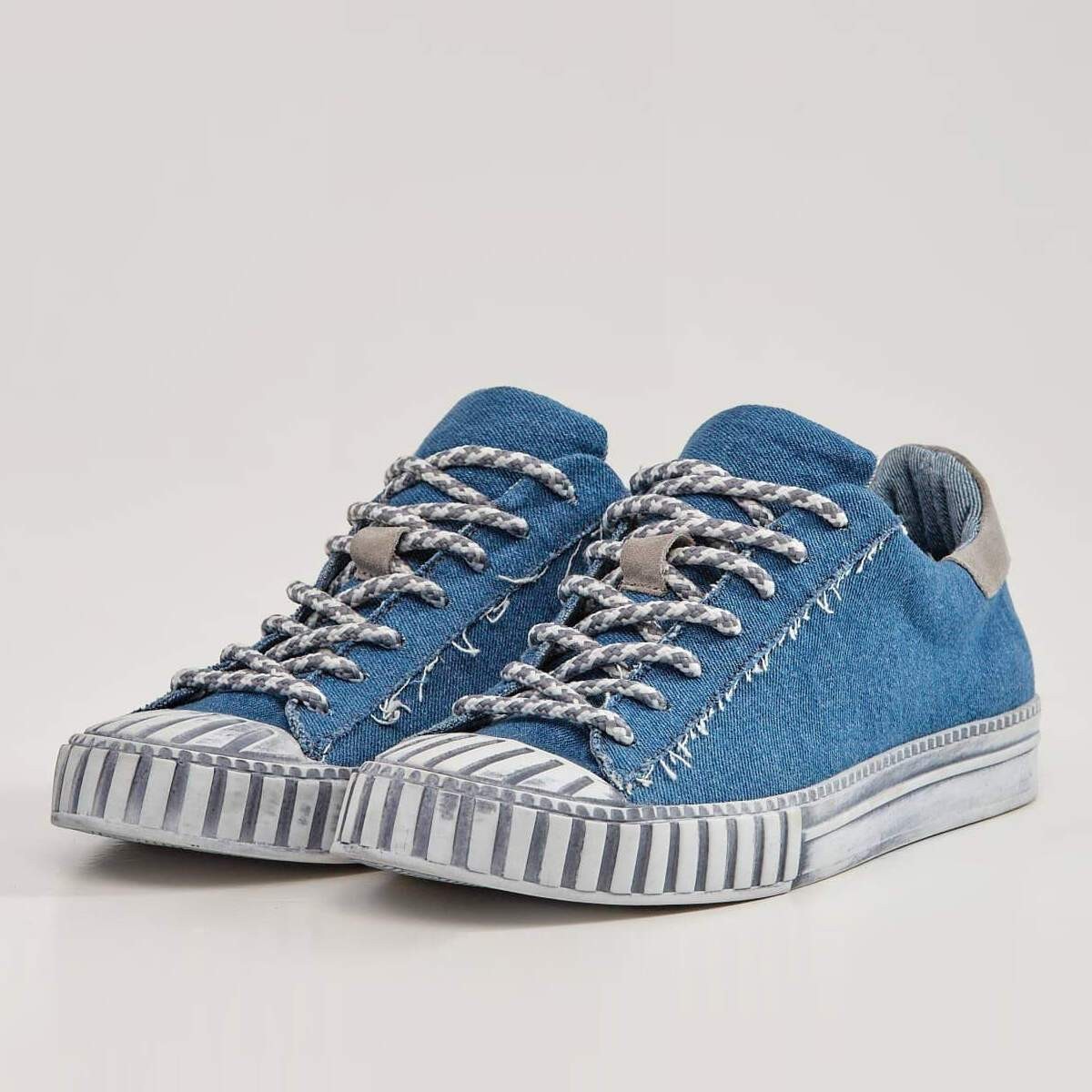 

Кеды из джинсовой ткани Nikitskiy Shoes Монтана 33 42 синие