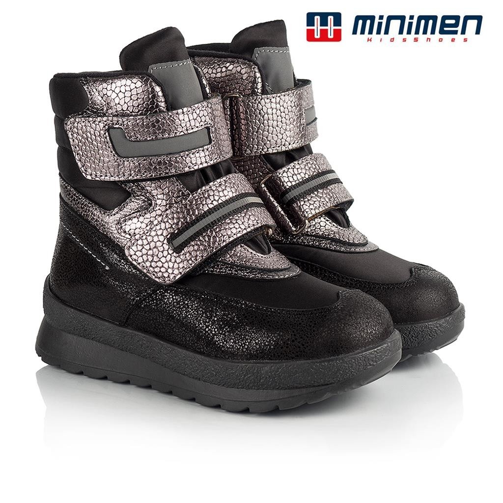 

Ботинки Minimen 1746-64-20B-04 р. 31 Черный/бронзовый