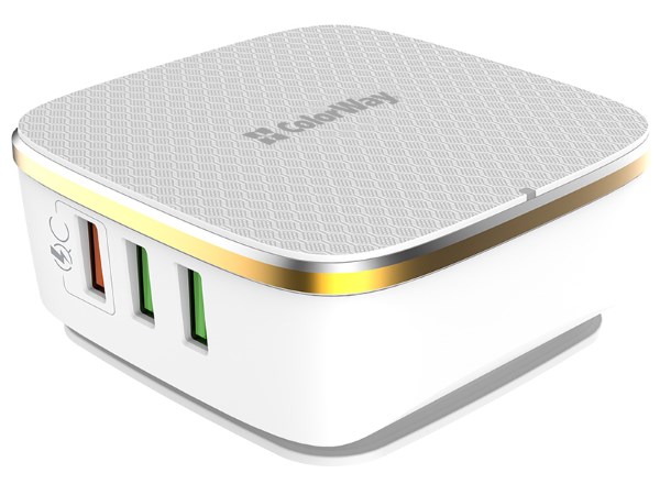 

Пристрій зарядний мережевий Сolorway 6USB (1QC3.0 + 5 AUTO ID) 7A (35W) білий