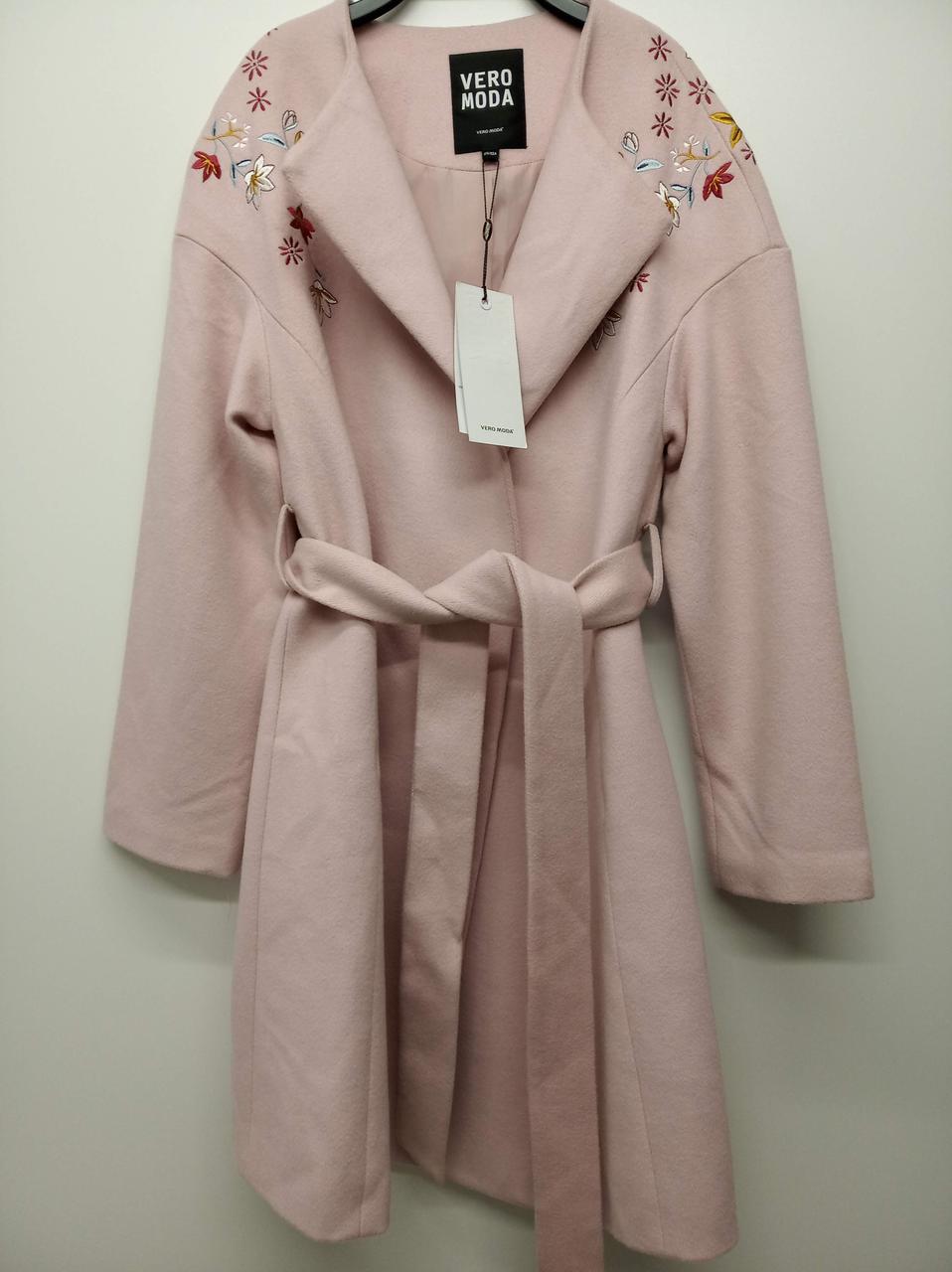 

Стильное пальто из шерсти Vero moda Дания L кремовый