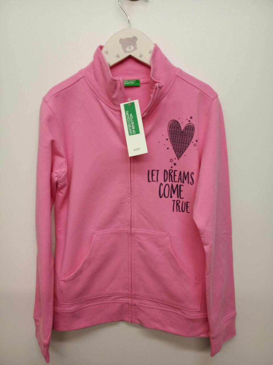 

Кофта для девочки от United Colors Of Benetton, 7-8 лет ( 130 см) розовый