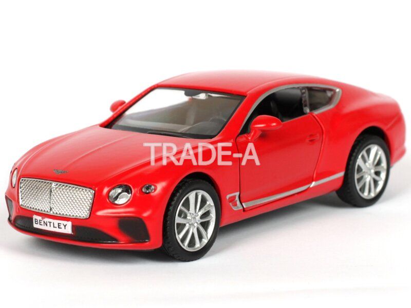 

Машинка RMZ City 554043 Bentley Continental GT 2017 красный матовый