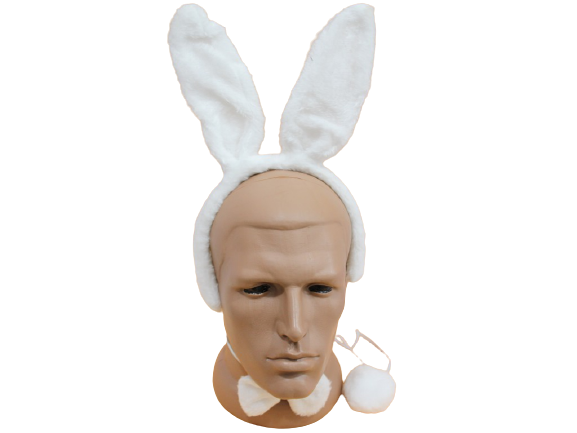 

Набор зайчик (3в1) Playboy ABC Белый V-Toy
