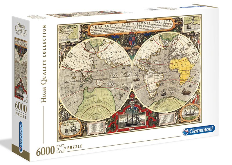 

Пазли Clementoni - High Quality Collection - Антична морська карта, 6000 елементів (36526)