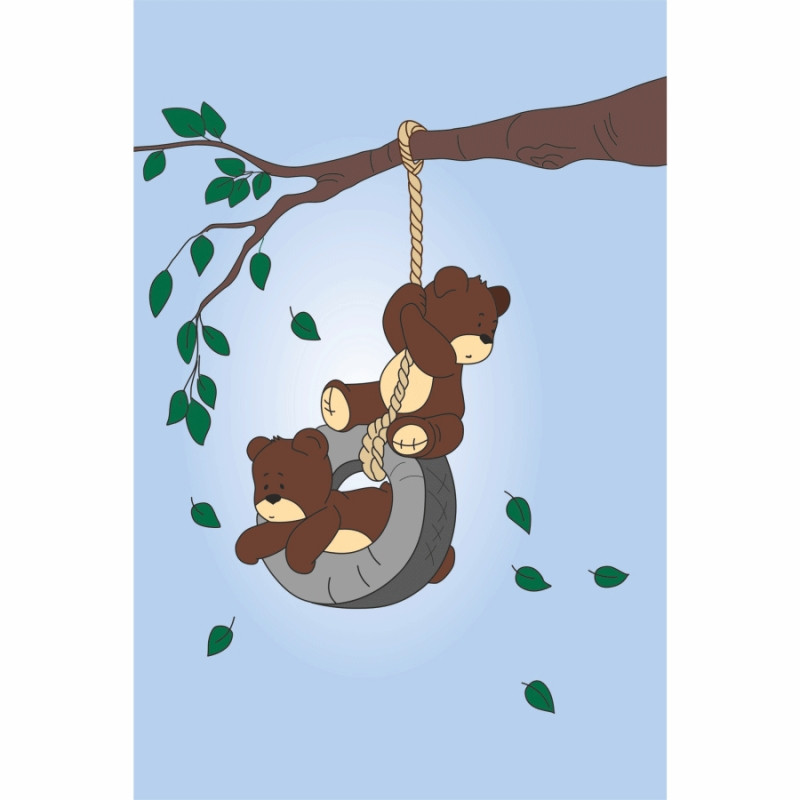 

Набор картина по контурам для детей Rоsa Kids Игривые медвежата 20х20 см (4823098518228)