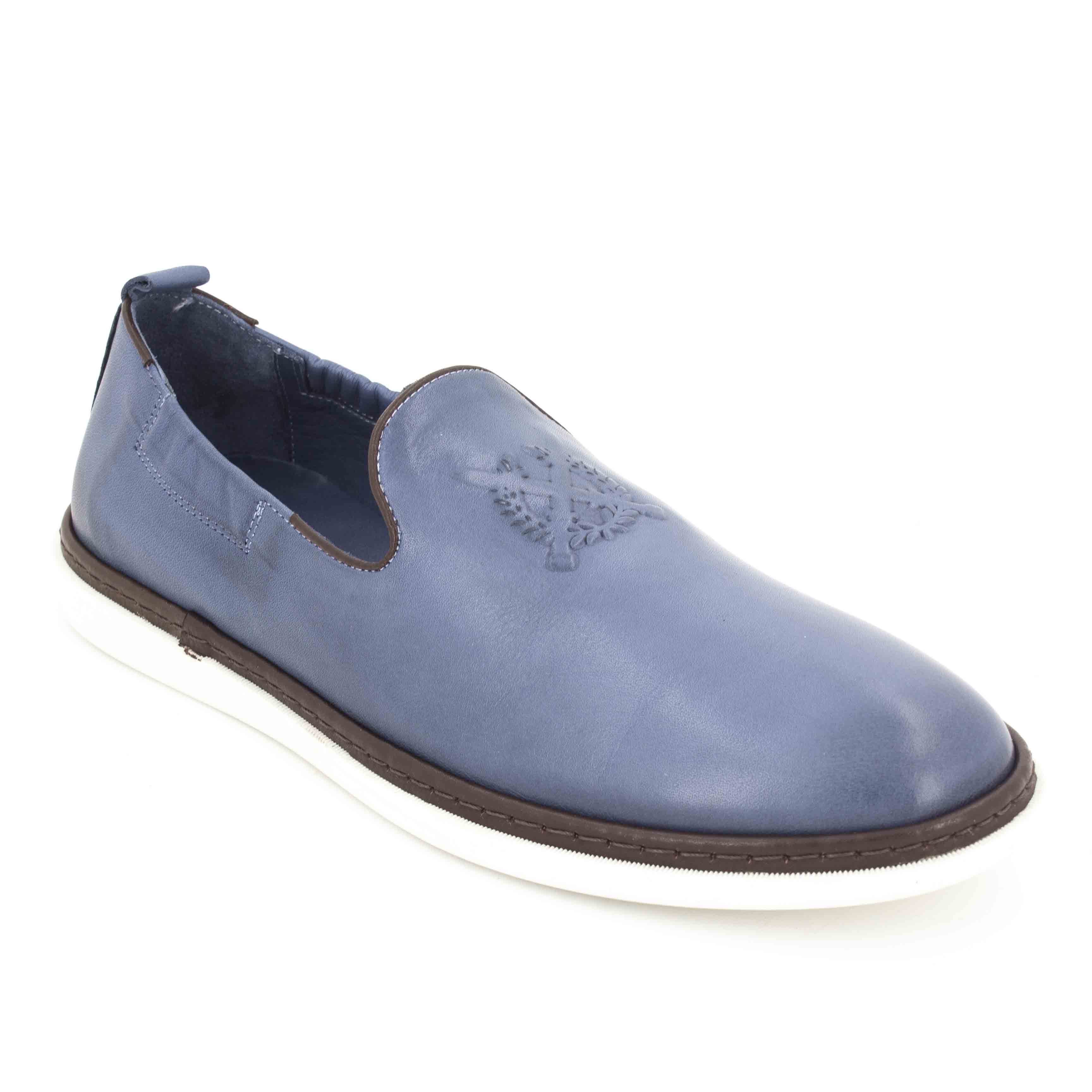 

Слипоны мужские Bati Shoes 5112-79 44 Синий